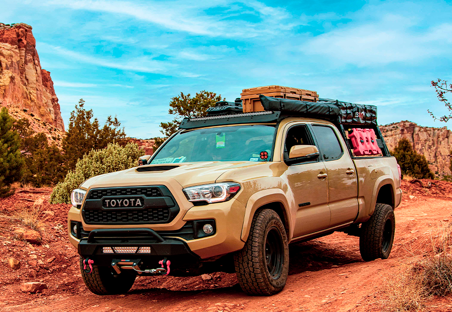 Prinsu 40" Cut - Out Prinsu Roof Rack Slim LED Light Bar Bracket Kit - Spirit of 1876Dealers of Cali Raised LED