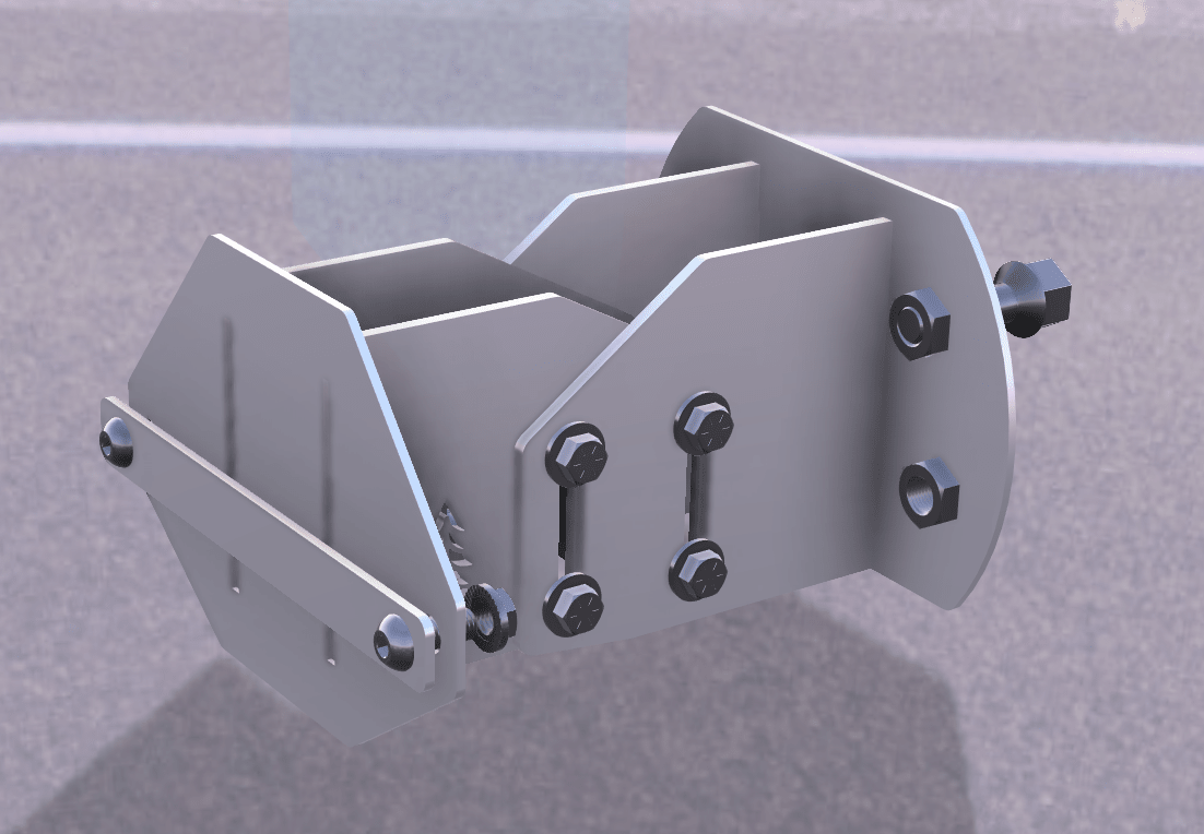 Shoe Rack V2 - Tacoma / Tundra Truck Bed Spare Mount - Spirit of 1876