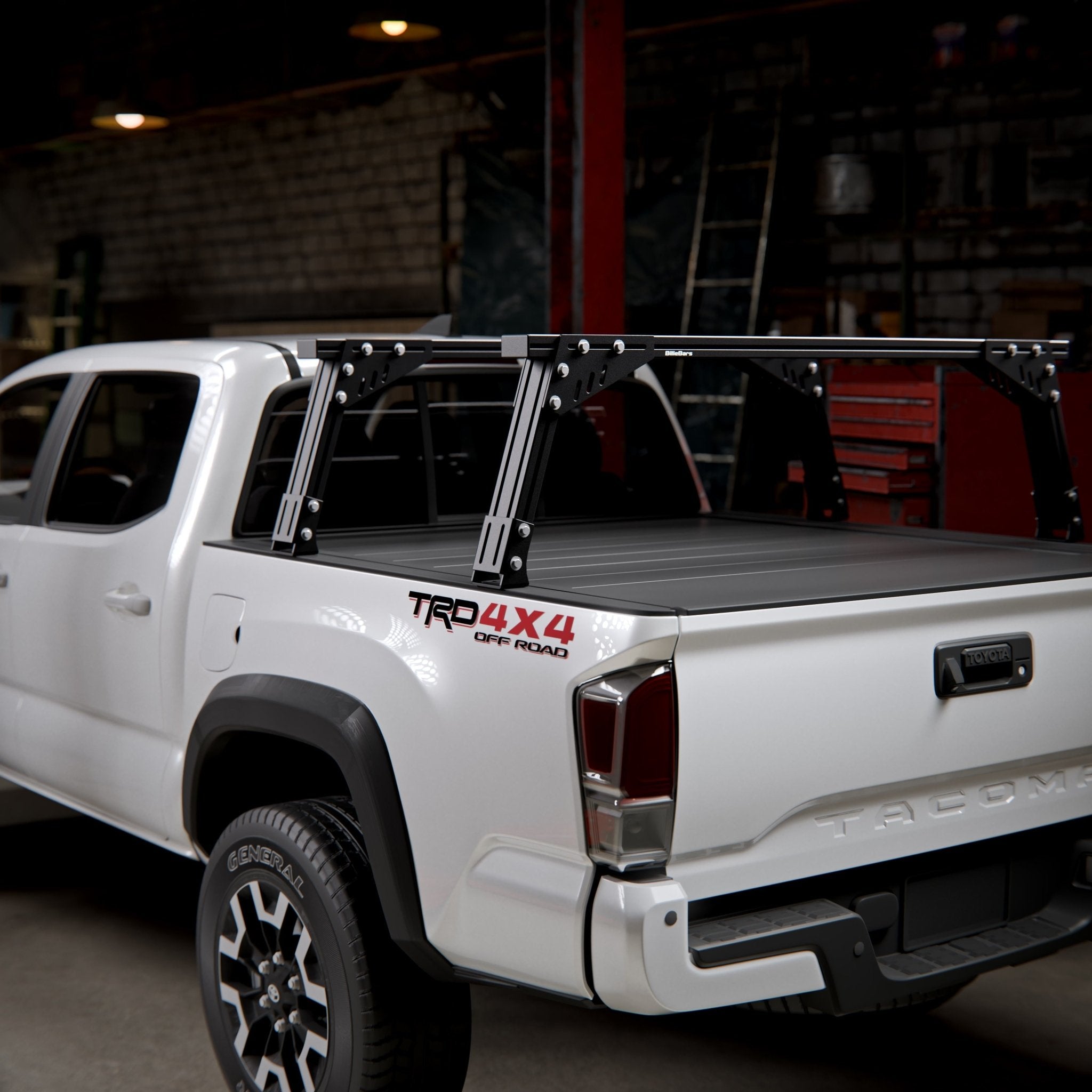 Tacoma - Bed Rack for Covers with T-slots - Spirit of 1876 - BillieBars