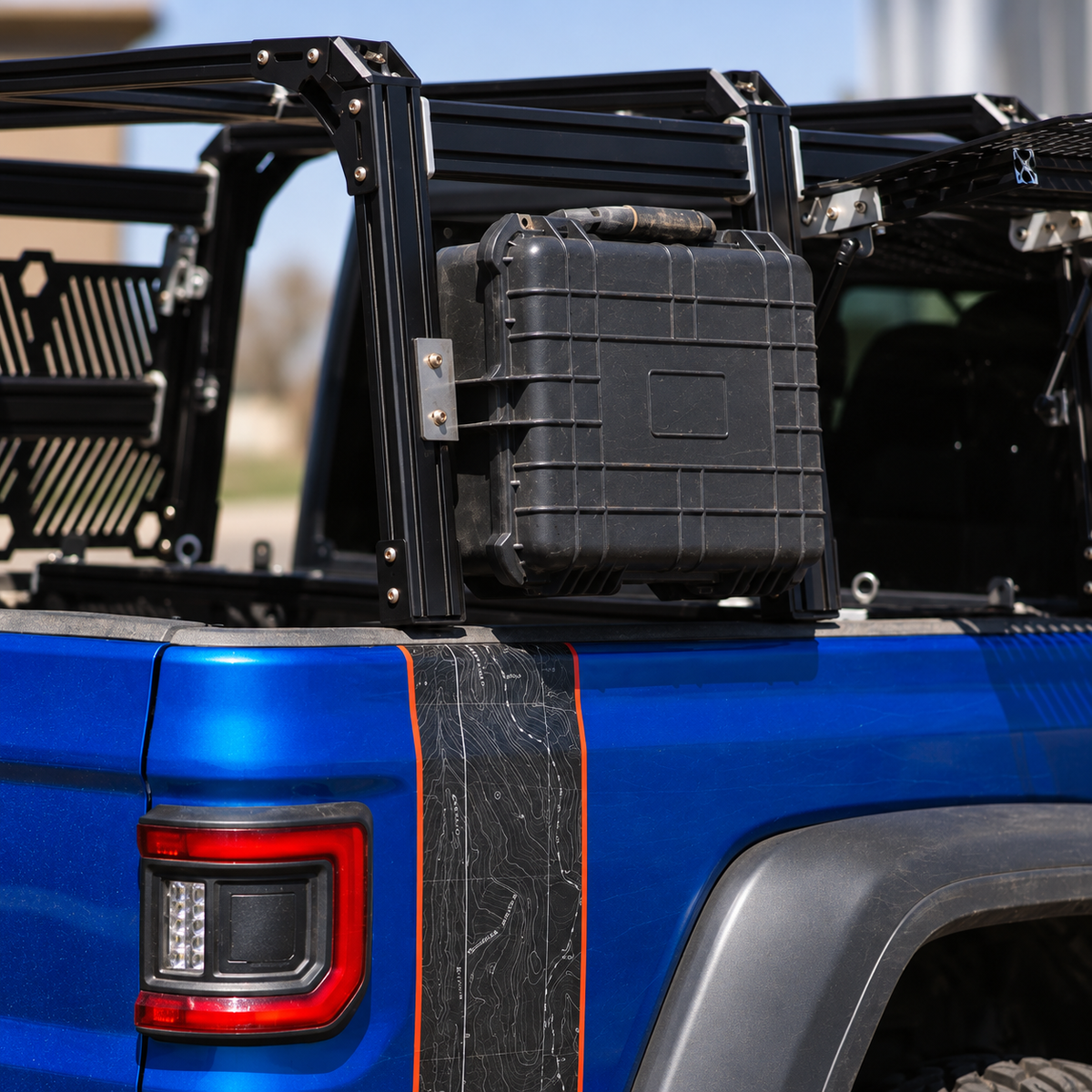 XTR Recessed Side Brace Brackets | Slim Rack Profile