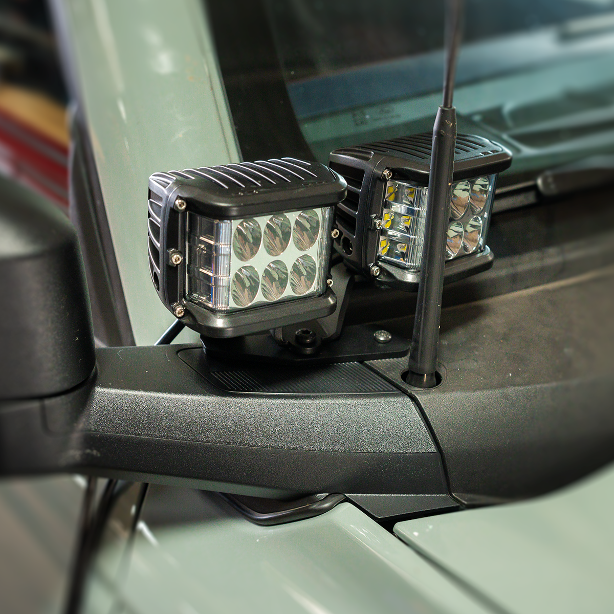 Ditch Light Mount Kit Fits 2021+ Ford Bronco Raptor