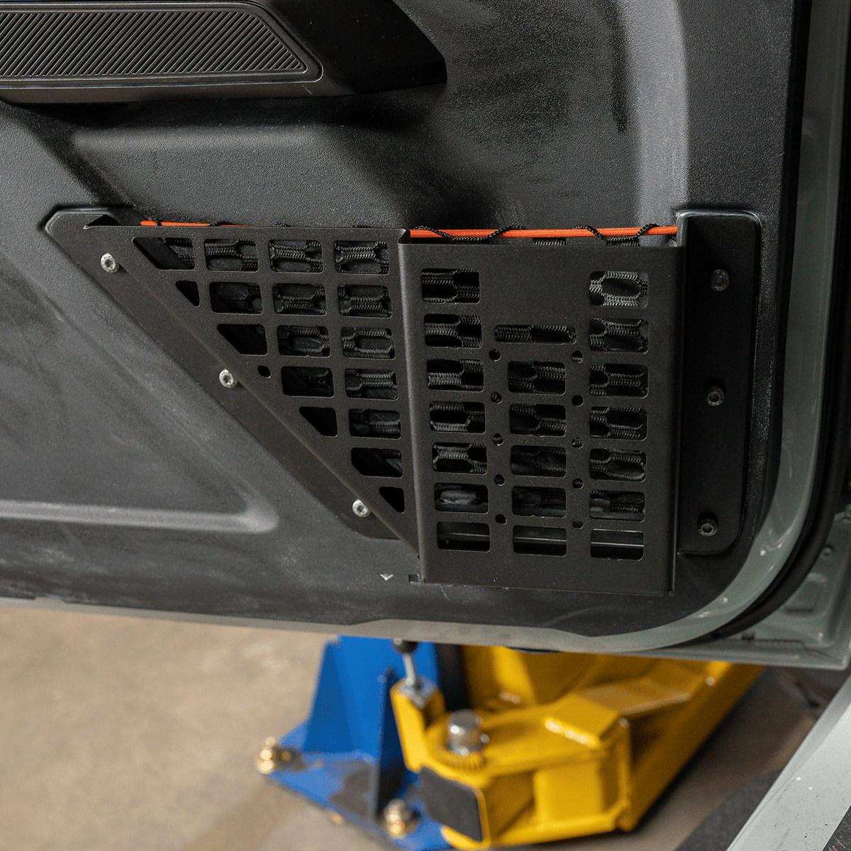 Front Door MOLLE Basket Fits 22+ Ford Bronco Raptor - Spirit of 1876Dealers of Cali Raised LED