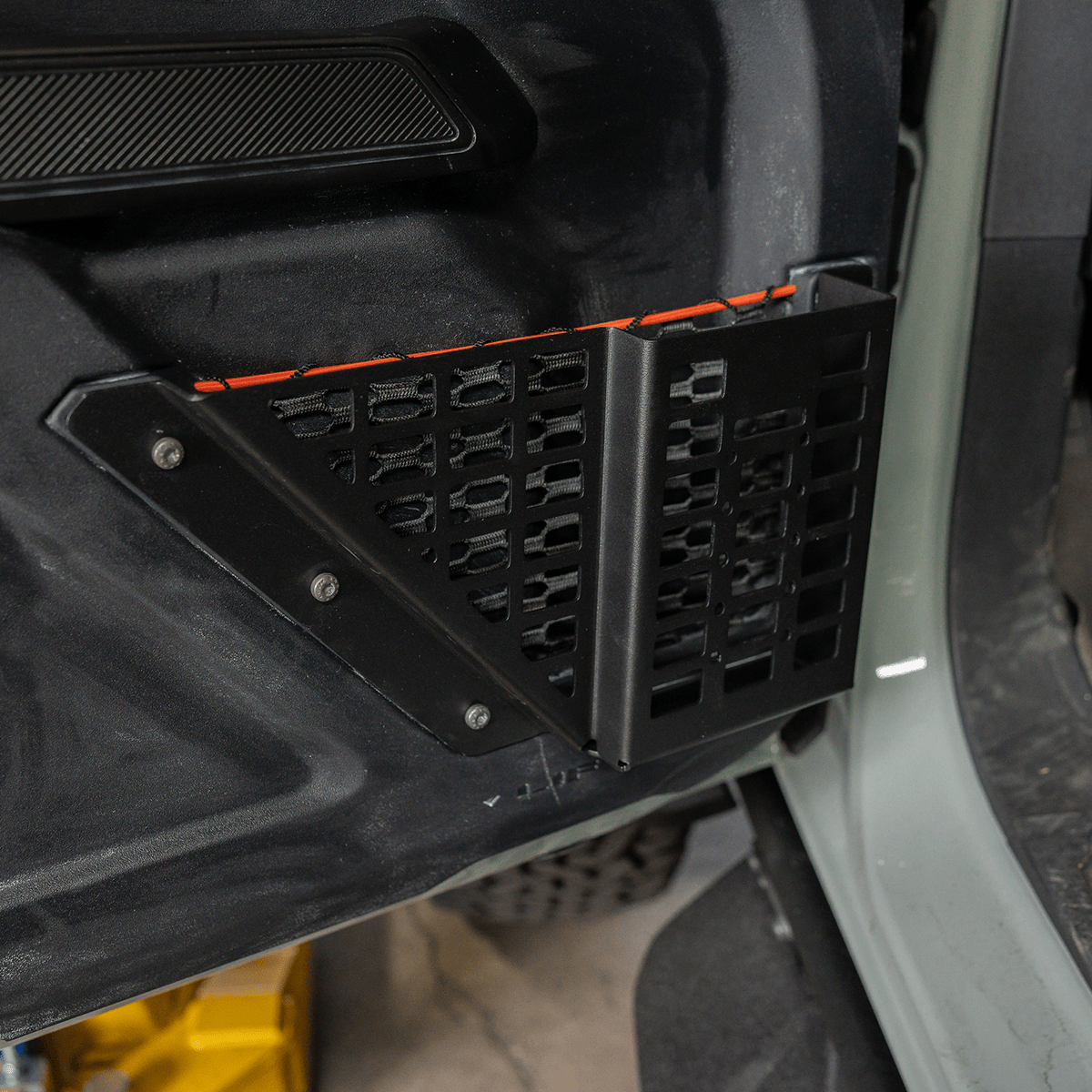 Front Door MOLLE Basket Fits 22+ Ford Bronco Raptor - Spirit of 1876Dealers of Cali Raised LED