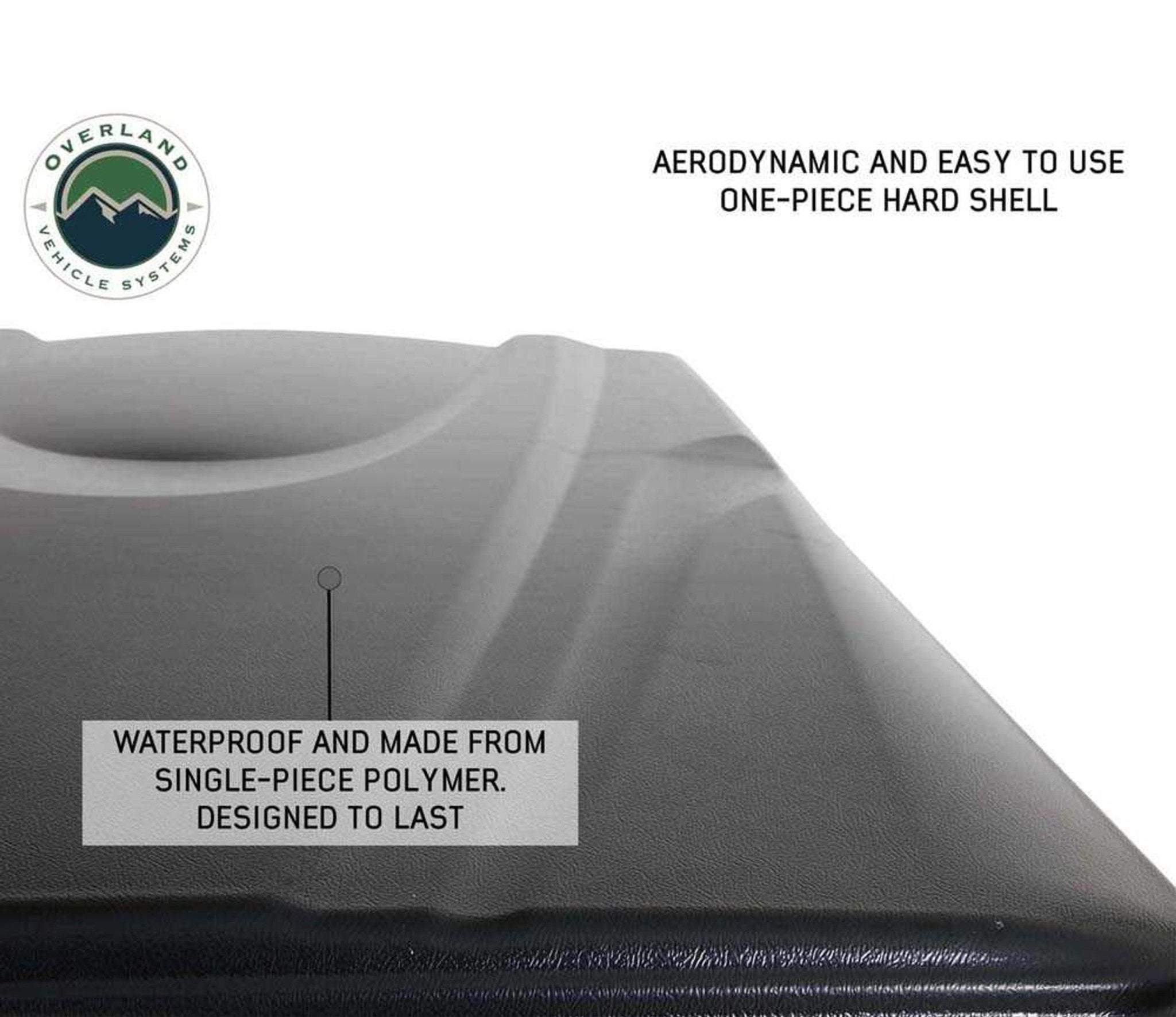 OVS HD Bushveld II Cantilever Hard Shell Roof Top Tent Grey Body & Tan Rainfly - Spirit of 1876OVS