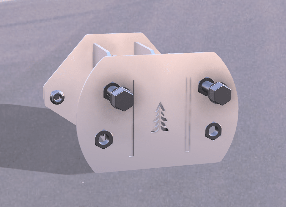 Shoe Rack V2 - Tacoma / Tundra Truck Bed Spare Mount - Spirit of 1876