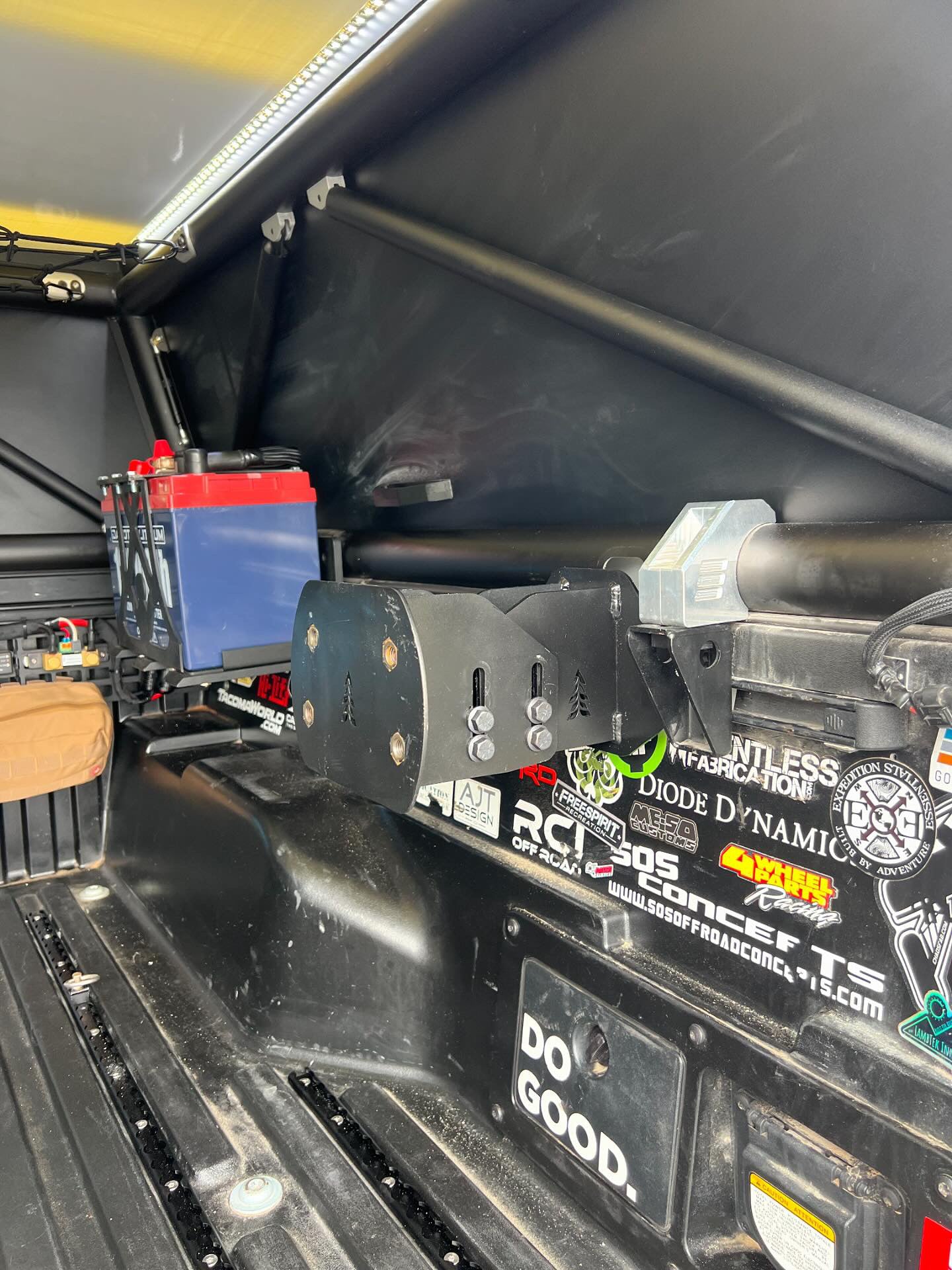Shoe Rack V2 - Tacoma / Tundra Truck Bed Spare Mount - Spirit of 1876