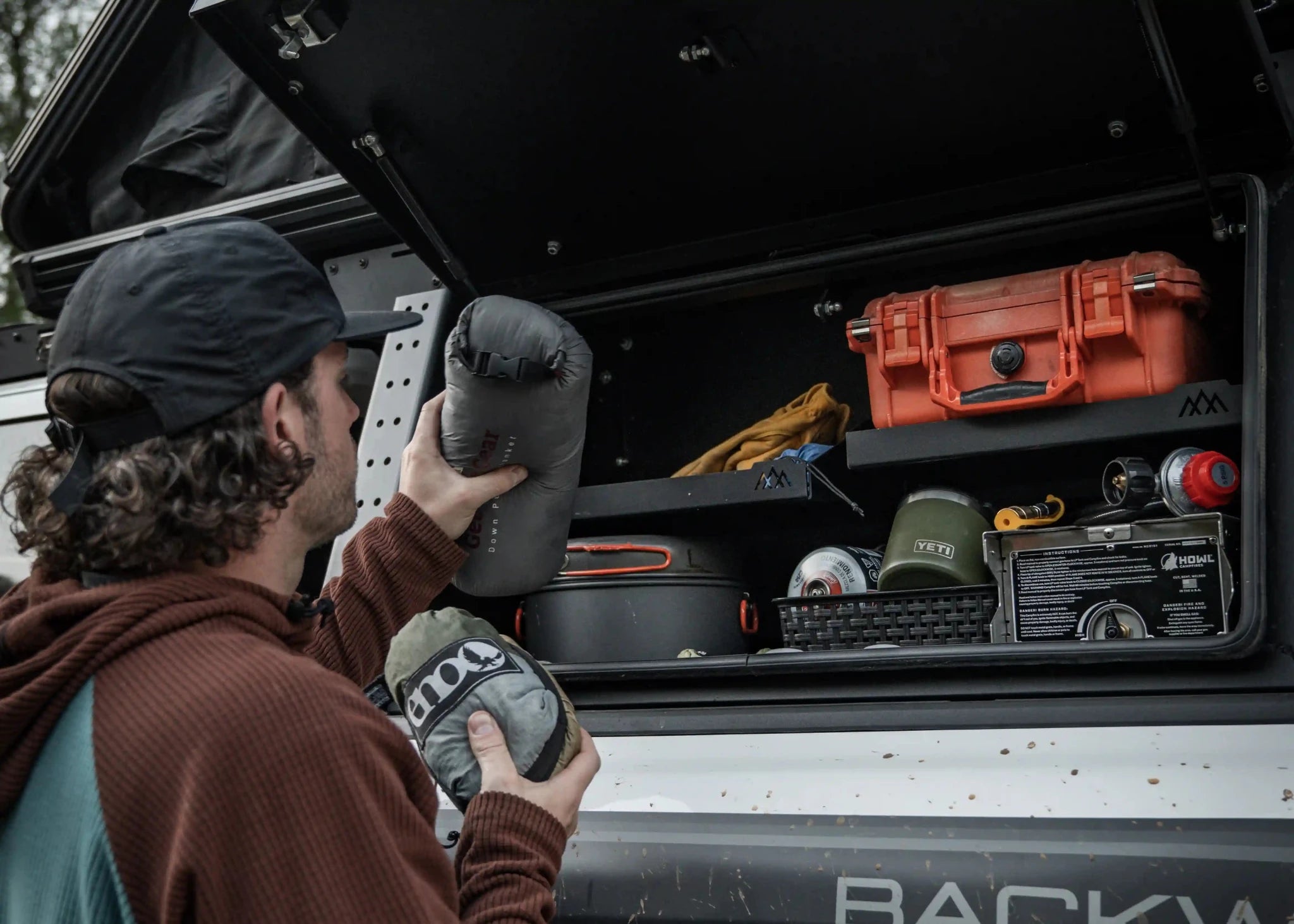 Overland Bed Rack Storage Box - Toyota Tacoma - Spirit of 1876 - Backwoods Adventure Mods