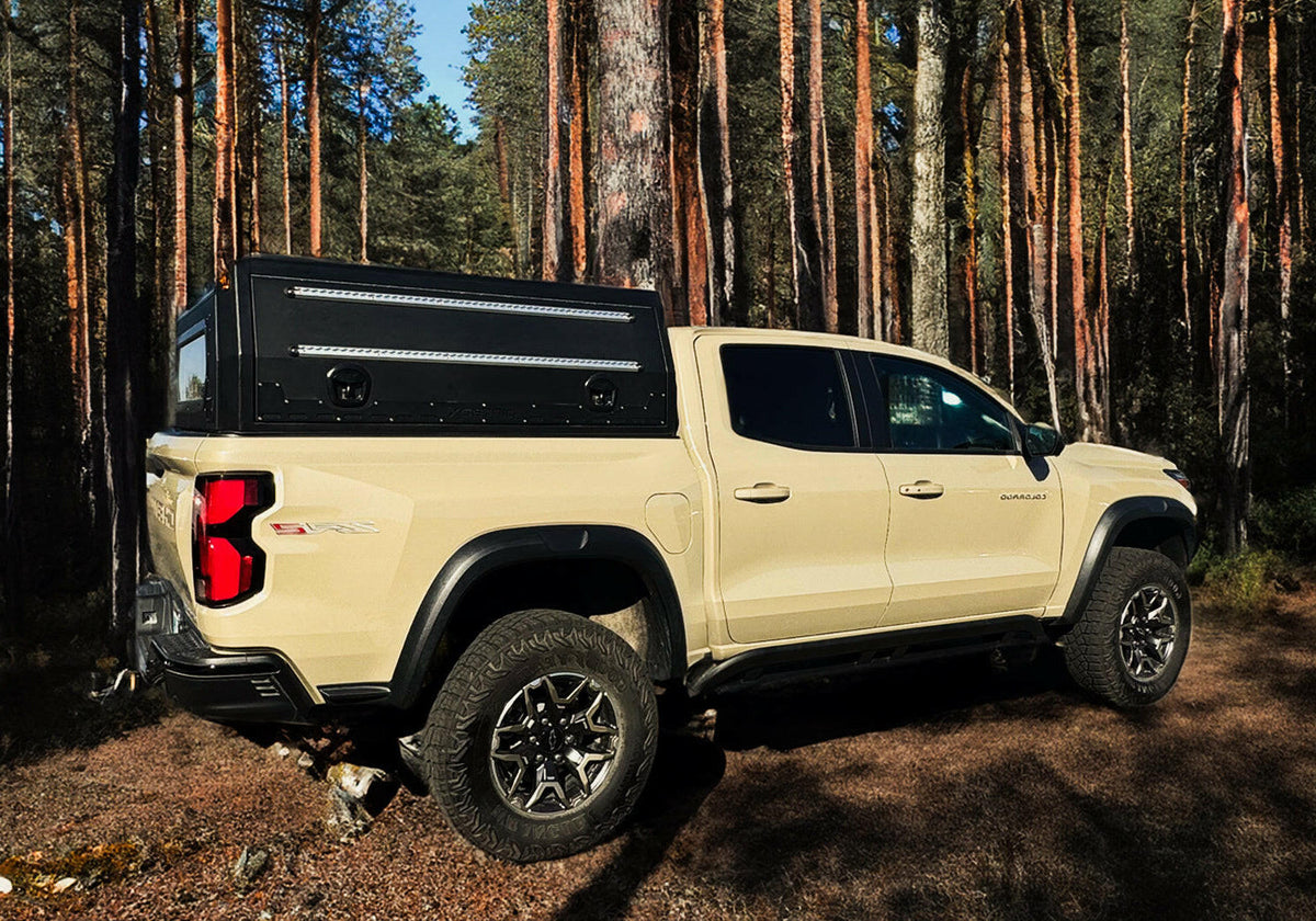Gull Wing Truck Cap Topper & Overland Camper Shell for Work, Camping & Off-Road | Dirtbox Overland