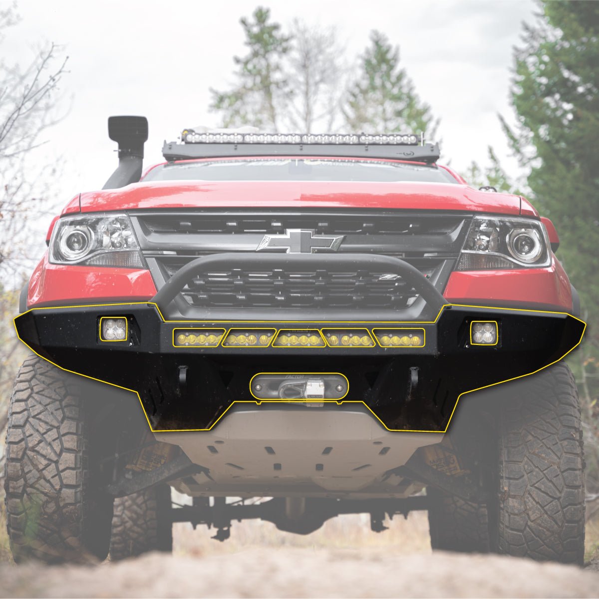 Chevy Colorado ZR2 Classic Front Bumper | 2015-2020 - Spirit of 1876