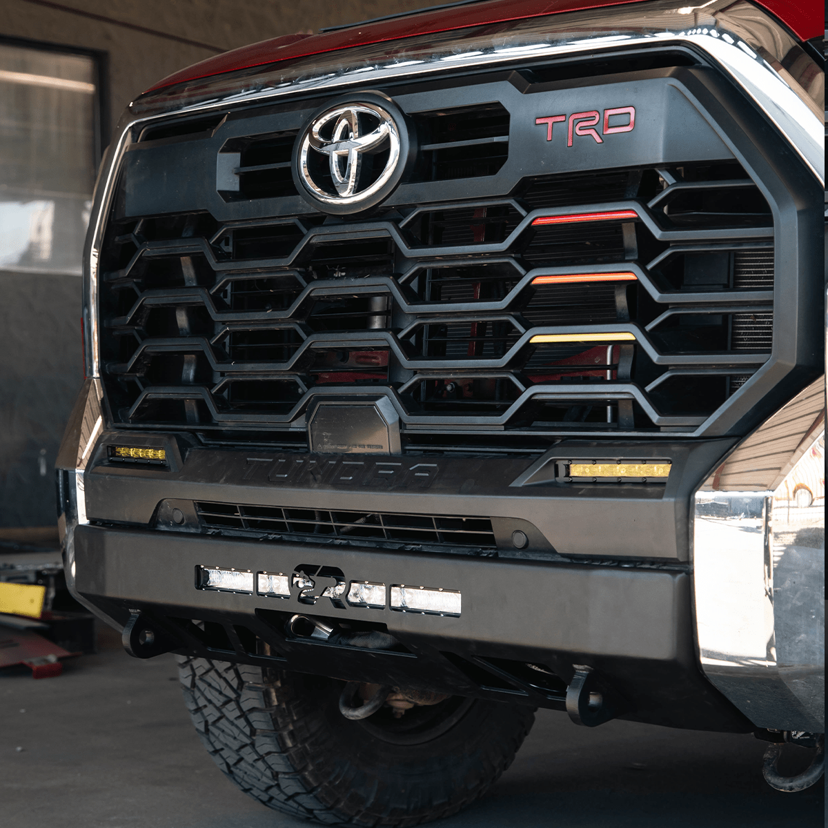2022+ Toyota Tundra Front Stealth Bumper - Spirit of 1876Dealers of Cali Raised LED