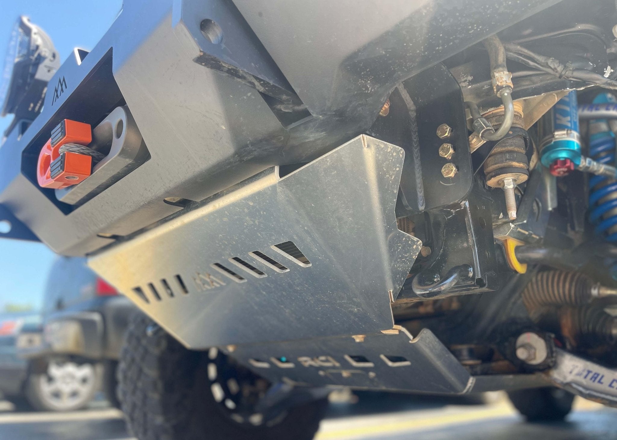 Toyota 4Runner 5th Gen (2010 - 2024) Aluminum Connector Skid Plate - Spirit of 1876Backwoods Adventure Mods
