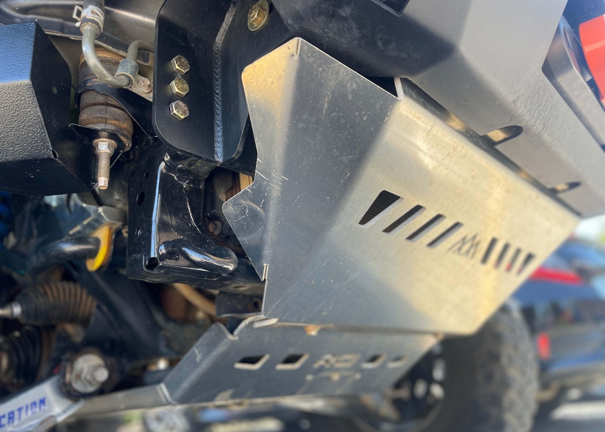 Toyota 4Runner 5th Gen (2010 - 2024) Aluminum Connector Skid Plate - Spirit of 1876Backwoods Adventure Mods