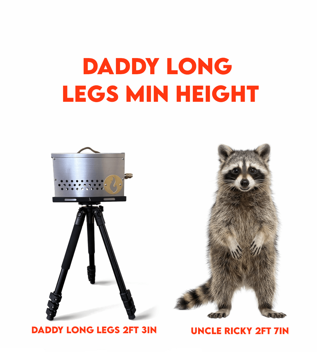 Daddy Long Legs: Cook and Campfire at Waist High! - Spirit of 1876 - LavaBox Portable Campfire