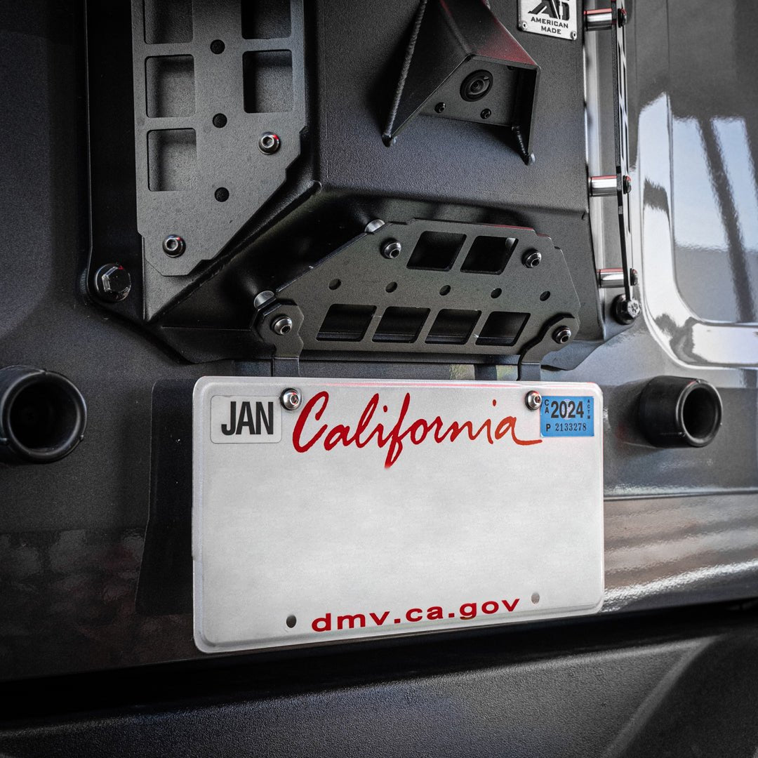 License Plate Mount for Bronco Spare Tire Delete - Spirit of 1876Agency6.com