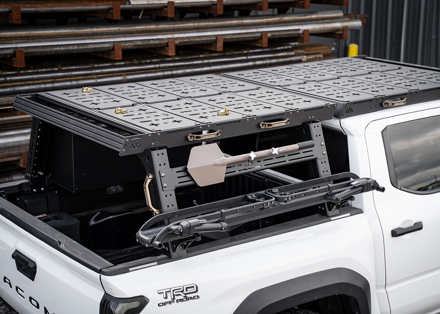 Toyota Tacoma (2005+) Overland Bed Rack - Spirit of 1876Backwoods Adventure Mods