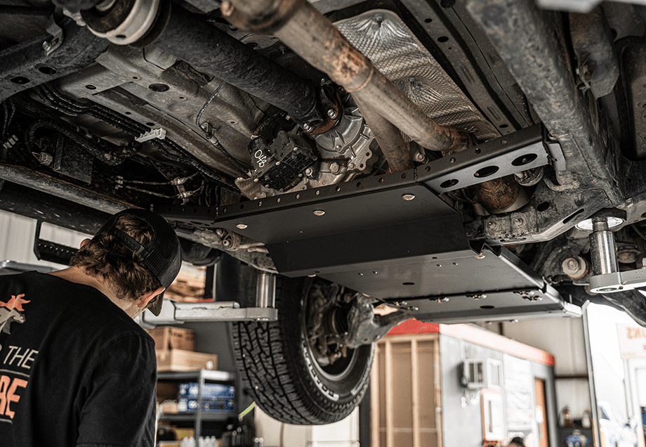 Transfer Case Skid Plate For 2016 - 2023 Toyota Tacoma - Spirit of 1876Dealers of Cali Raised LED