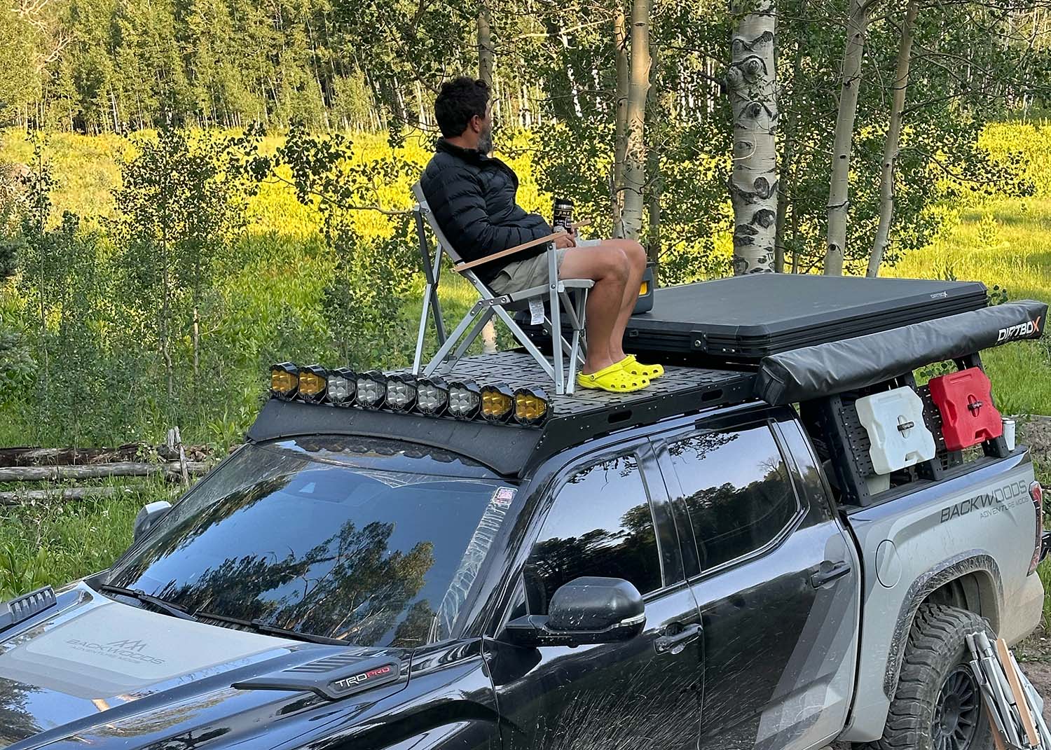 Toyota Tundra 3rd Gen (2022+) DRIFTR Roof Rack - Spirit of 1876Backwoods Adventure Mods