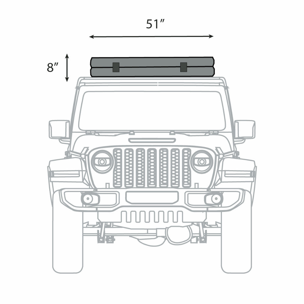 The ÖVRLNDR 2P (Black) & FREE RTT Awning