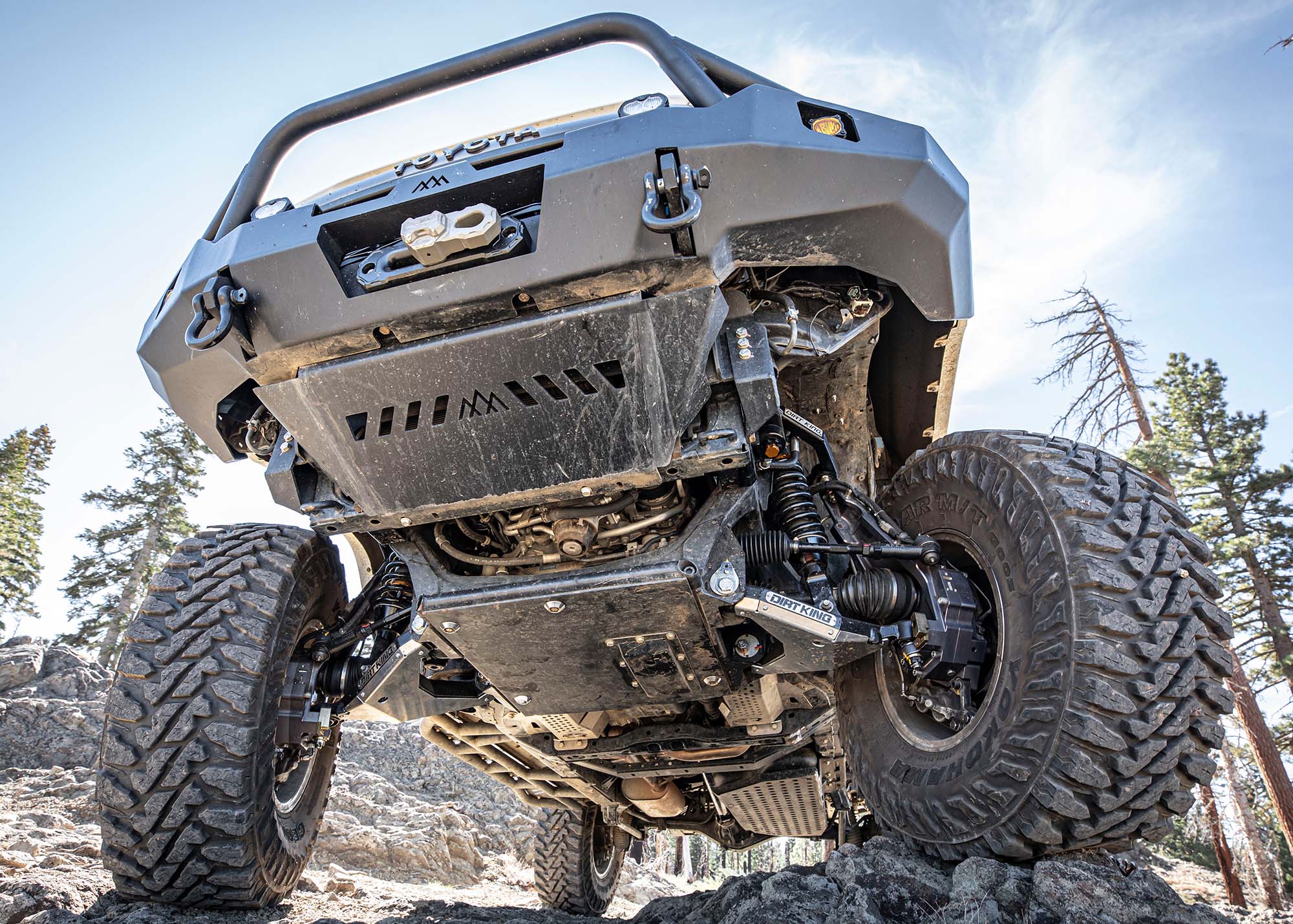 Toyota 4Runner 5th Gen (2010 - 2024) Aluminum Connector Skid Plate - Spirit of 1876Backwoods Adventure Mods