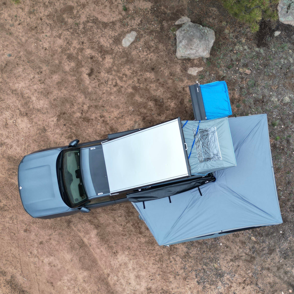 Freestanding 270 Degree Awning for Trucks & Overland Builds | DirtBox