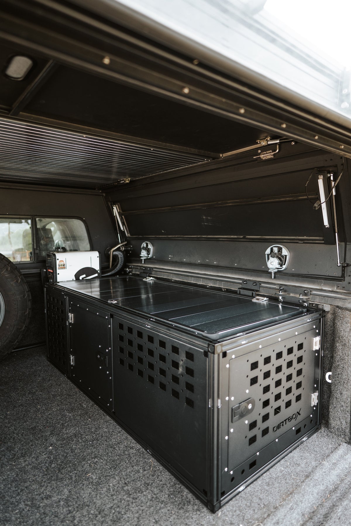 Dirtbox Overland Interior Storage Bench for Canopy Campers