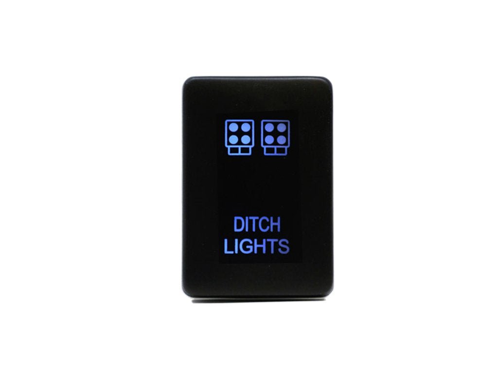 Small Style Toyota OEM Style "DITCH LIGHTS" Switch - Spirit of 1876Dealers of Cali Raised LED