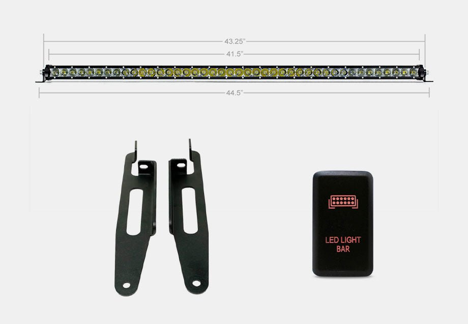 Economy Roof Rack Lighting Kit For Tacoma, 4Runner - Spirit of 1876Dealers of Cali Raised LED