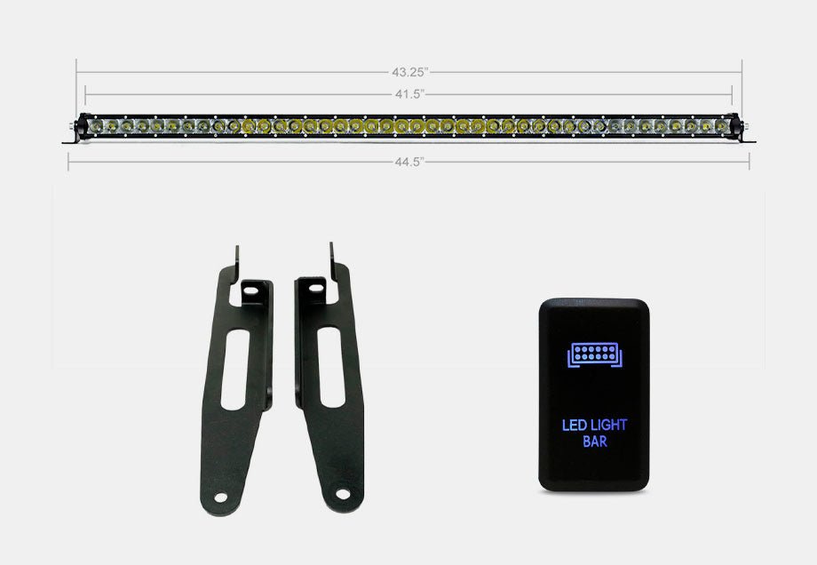 Economy Roof Rack Lighting Kit For Tacoma, 4Runner - Spirit of 1876Dealers of Cali Raised LED