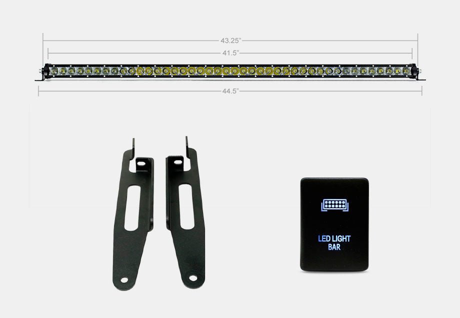 Economy Roof Rack Lighting Kit For Tacoma, 4Runner - Spirit of 1876Dealers of Cali Raised LED