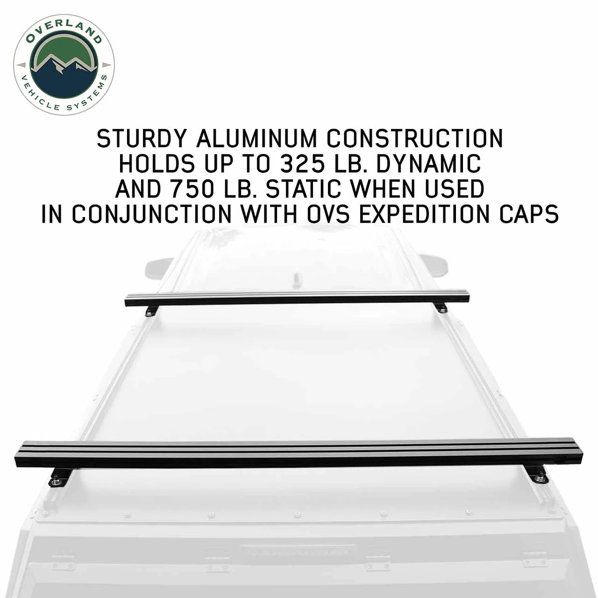 OVS Expedition Truck Cap Crossbars - 55 Inch
