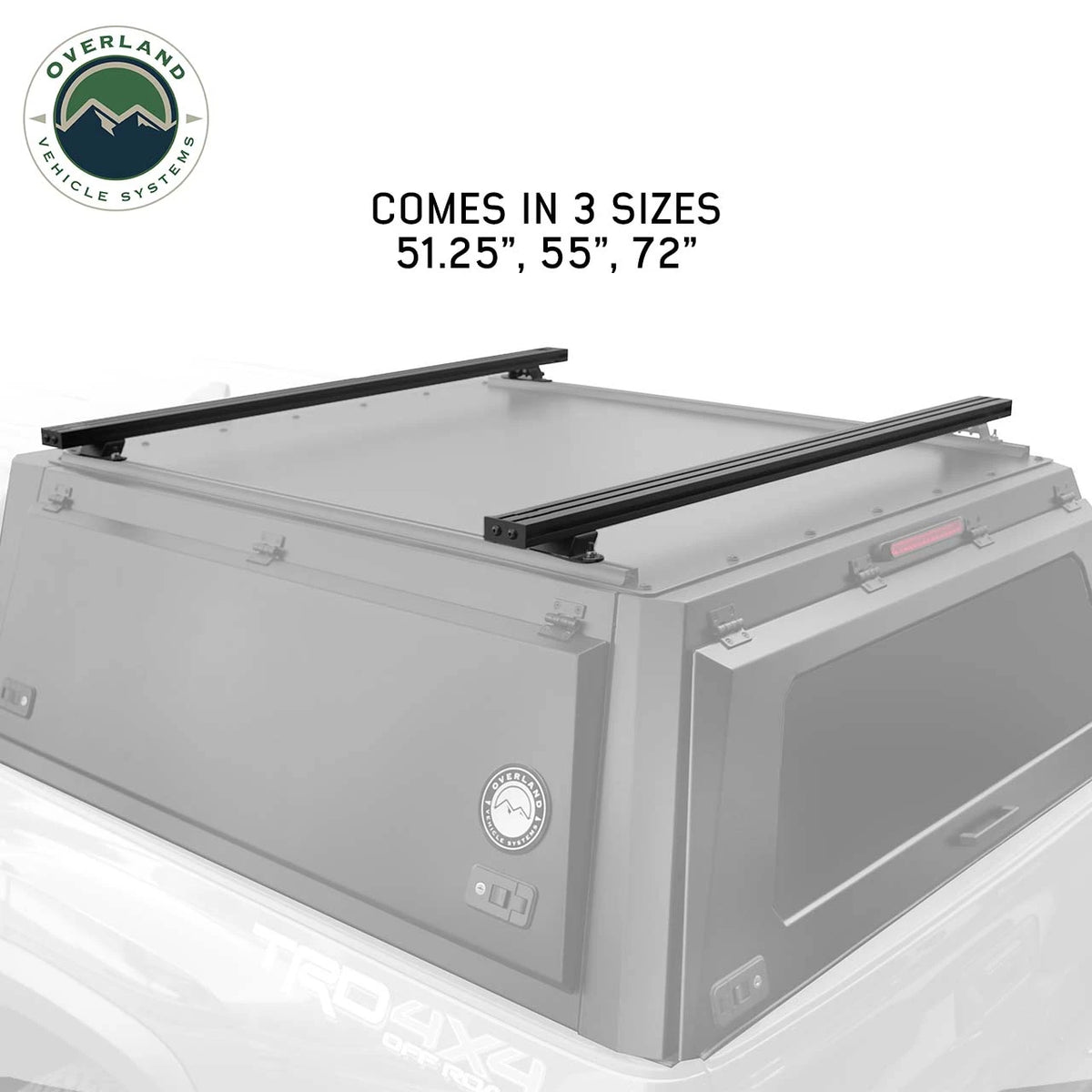 OVS Expedition Truck Cap Crossbars - 55 Inch