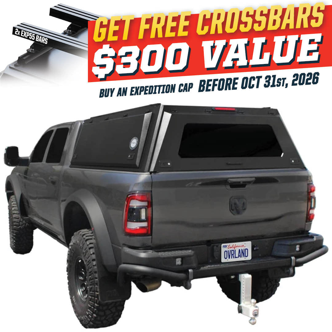 OVS Expedition Truck Cap for 2009-2027 Ram 2500/3500 6.4' Bed