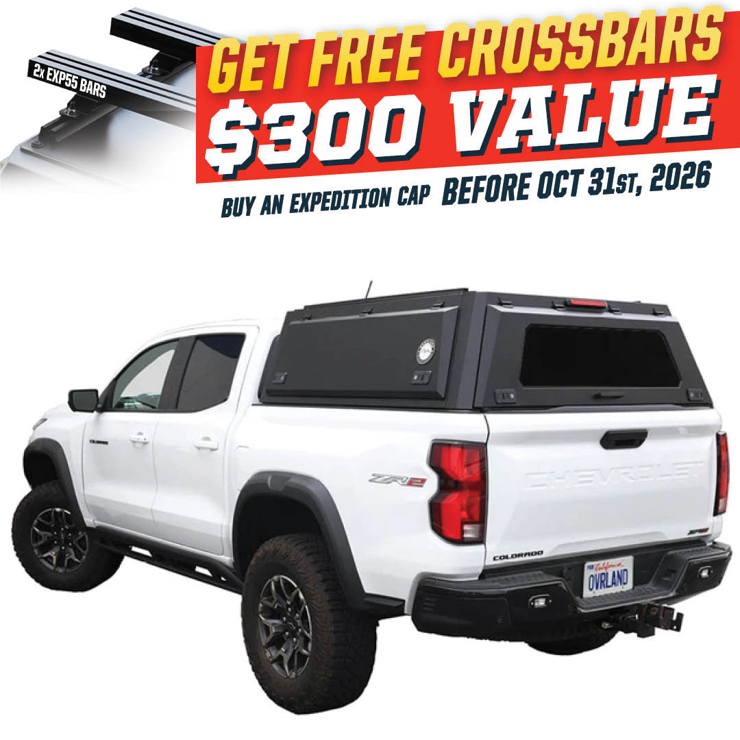 OVS Expedition Truck Cap for 2023-2027 Chevy Colorado / GMC Canyon 5' Bed