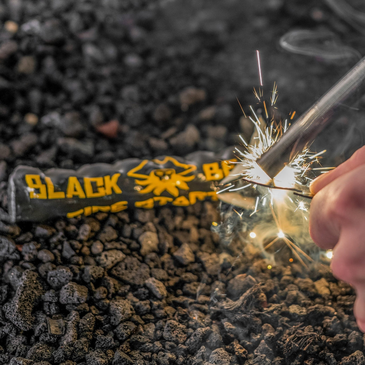 Black Beards Ferro Rod Fire Starter - Spirit of 1876