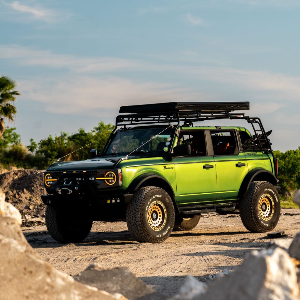 Gobi Ford Bronco 4dr Soft Top Stealth Roof Rack - Spirit of 1876Gobi