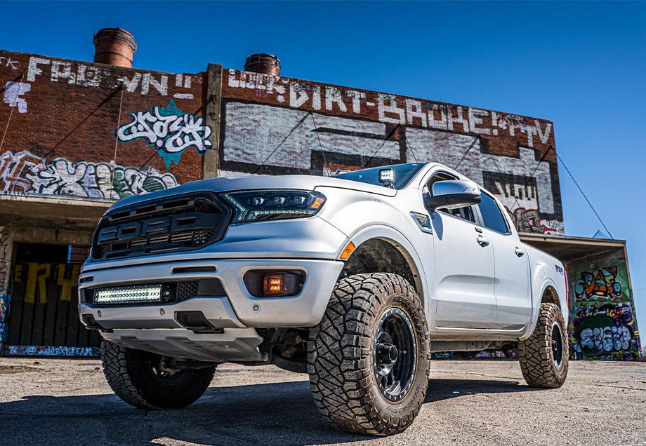 LED Fog Light Pod Replacements Brackets Kit For 2019 - 2024 Ford Ranger - Spirit of 1876Dealers of Cali Raised LED