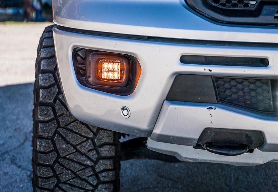 LED Fog Light Pod Replacements Brackets Kit For 2019 - 2024 Ford Ranger - Spirit of 1876Dealers of Cali Raised LED