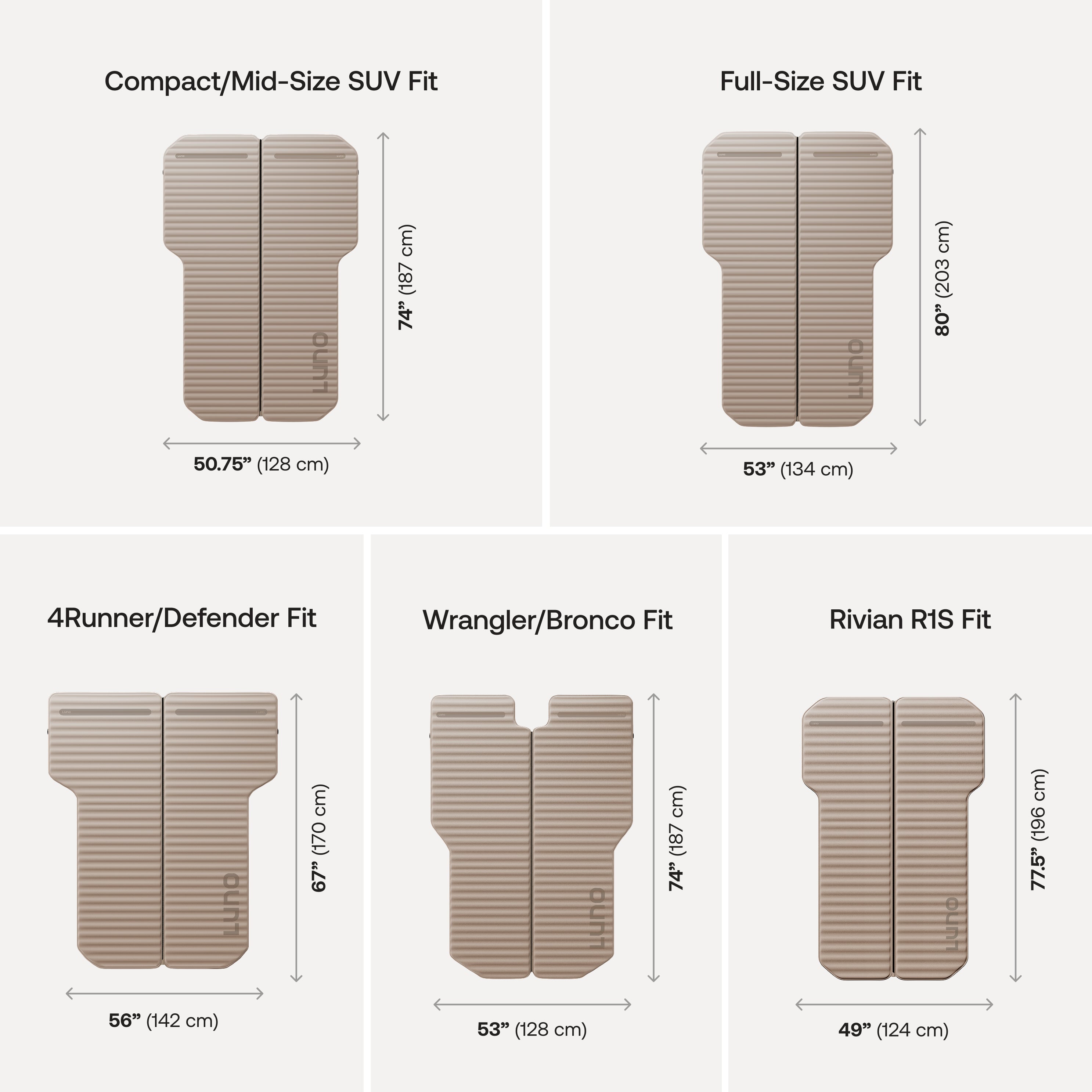 AIR+FOAM Pro Car Camping Mattress