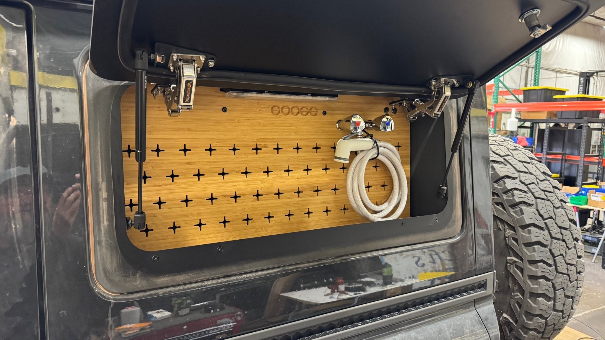 Goose Gear Ineos - Grenadier - 2024 - Present - 1st Gen - Venture Series - Roof Conversion Interior (RCI) - Shower Kit Add -