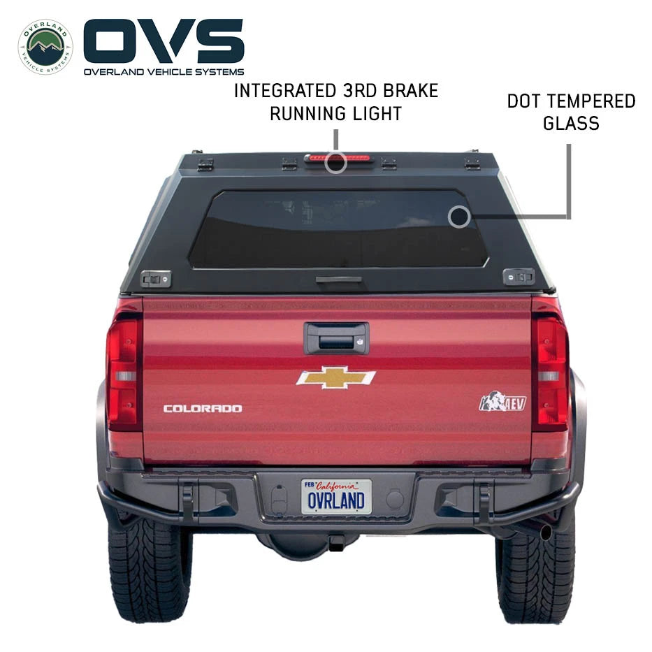 OVS Expedition Truck Cap for 2015-2022 Chevy Colorado / GMC Canyon 5' Bed