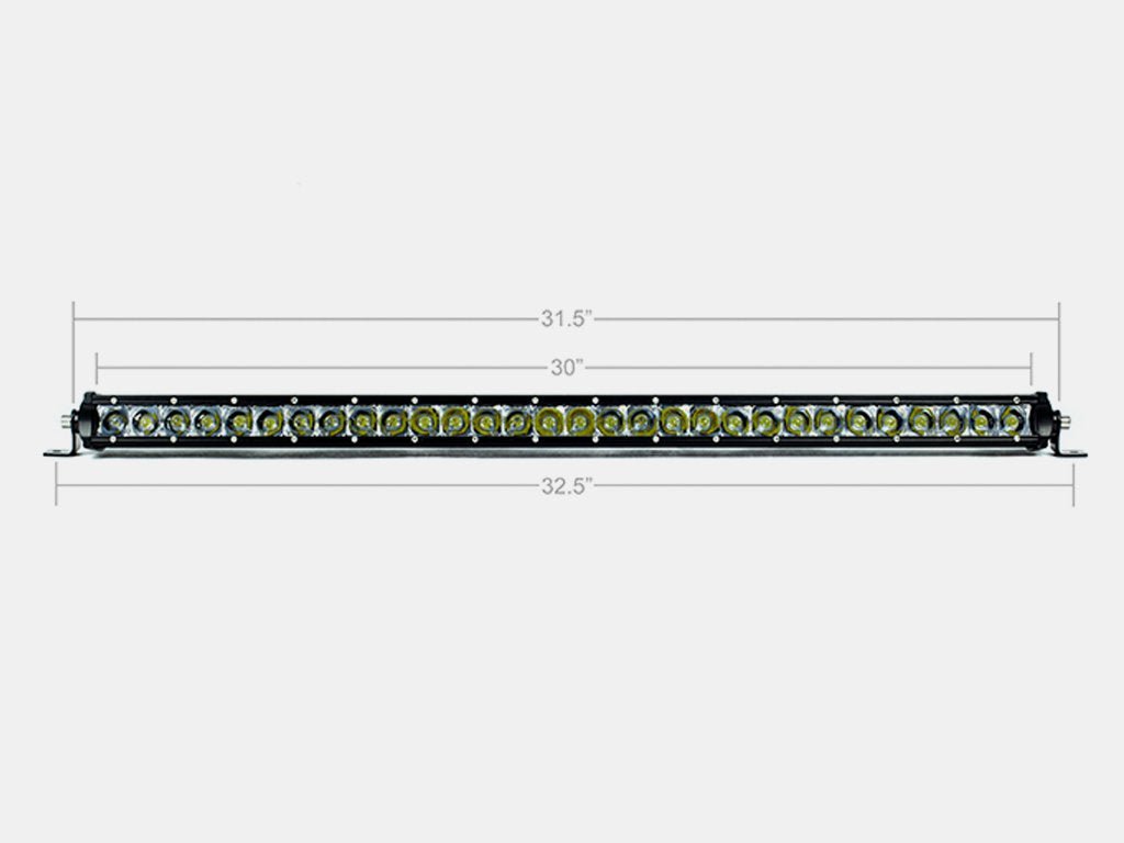 32" Slim Single Row LED Bar - Spirit of 1876Dealers of Cali Raised LED