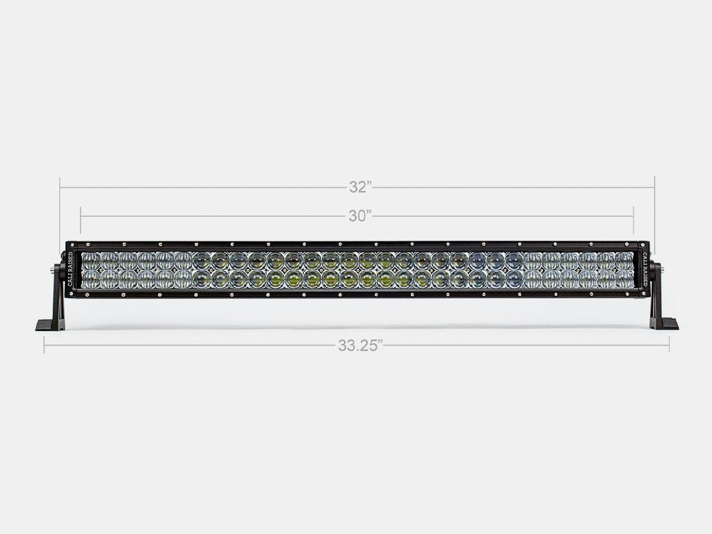 32" Dual Row 5D Optic OSRAM LED Bar - Spirit of 1876Dealers of Cali Raised LED