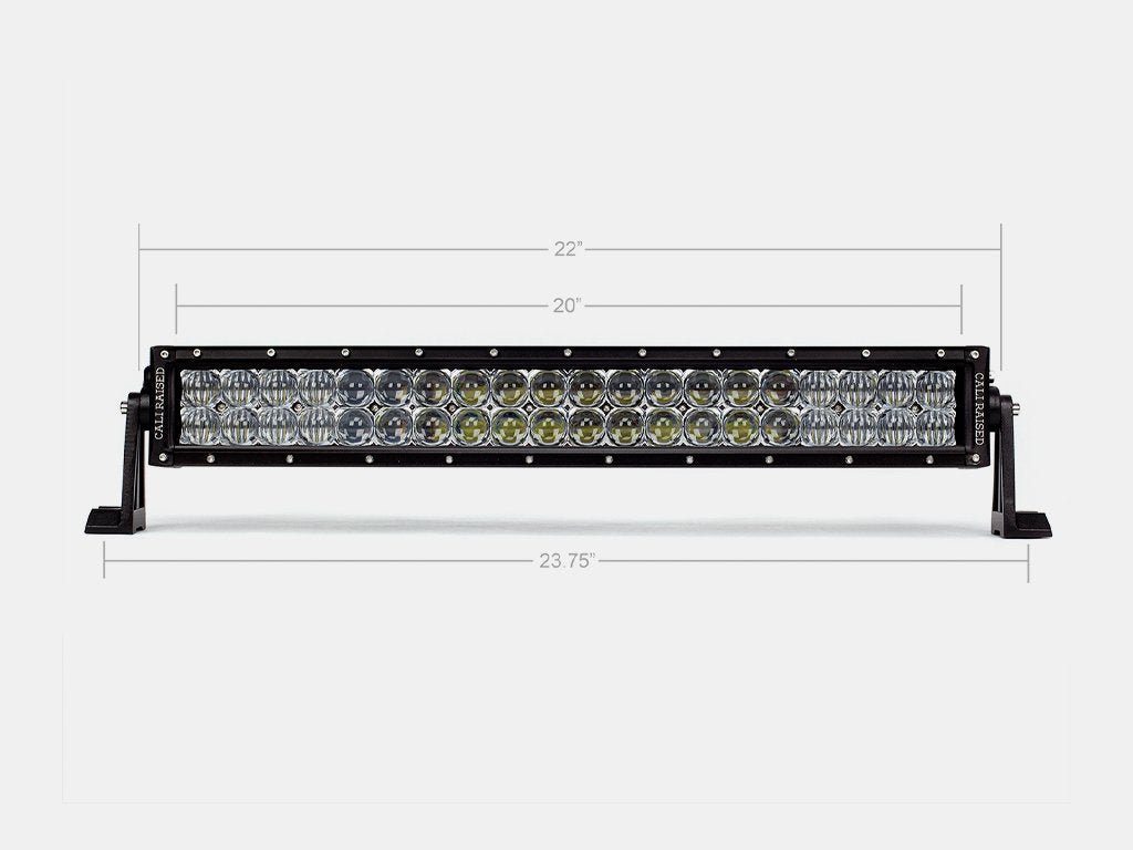22" Dual Row 5D Optic OSRAM LED Bar - Spirit of 1876Dealers of Cali Raised LED