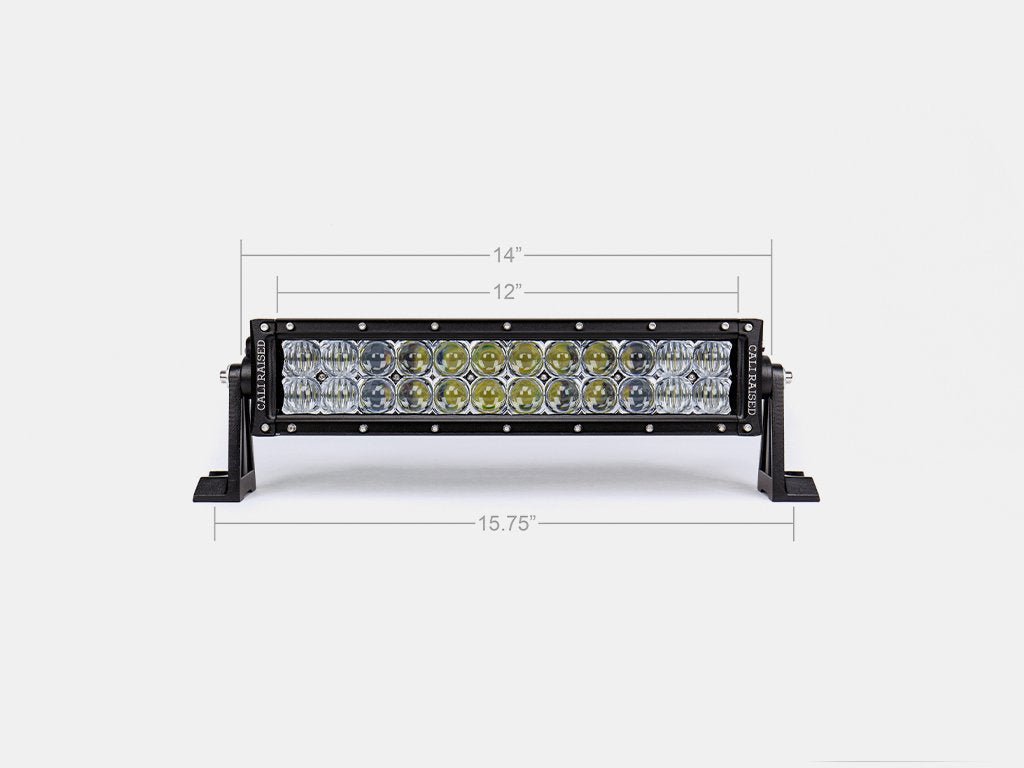 14" Dual Row 5D Optic OSRAM LED Bar - Spirit of 1876Dealers of Cali Raised LED