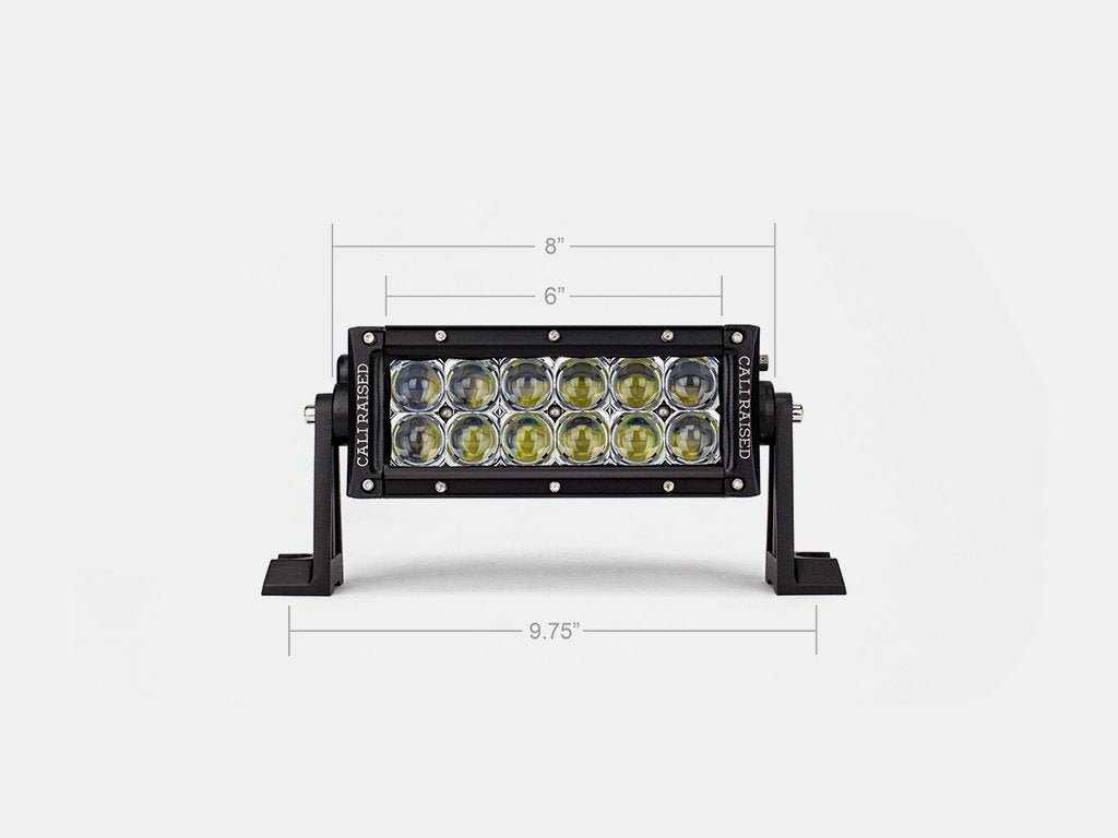 8" Dual Row 5D Optic OSRAM LED Bar - Spirit of 1876Dealers of Cali Raised LED