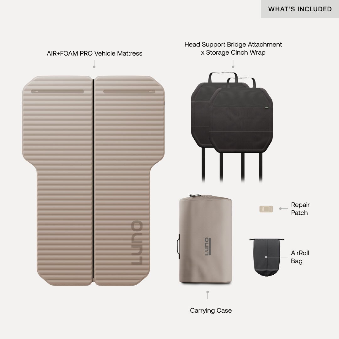 Luno AIR+FOAM PRO Vehicle Mattress - Spirit of 1876Luno®