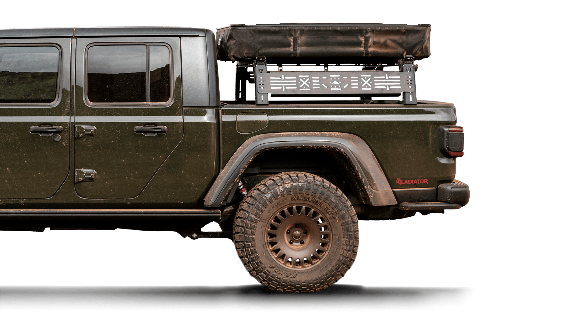 Sherpa Equipment Company Jeep Gladiator Mid Height PAK System Bed Rack - Spirit of 1876 - Sherpa Equipment Company