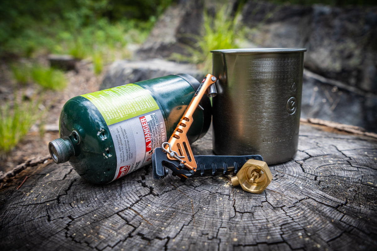 Handled + Adaptor, Pot Gripper and Fuel Canister Recycle Tool
