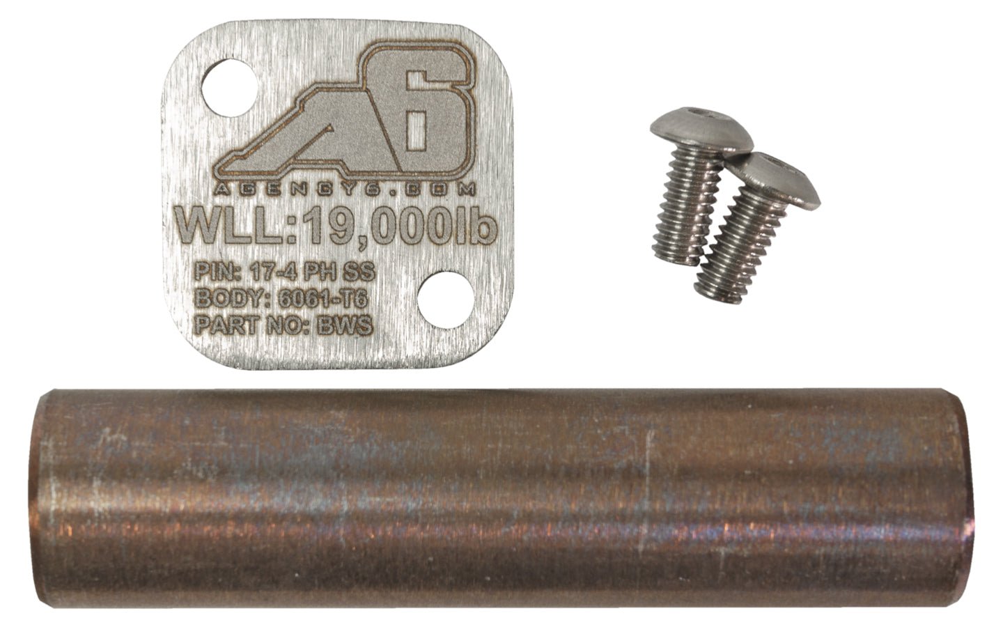 Billet Winch Shackle - Black - Spirit of 1876 - Agency6.com