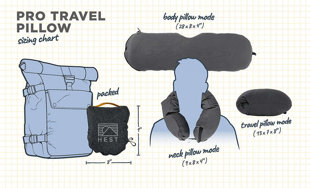 Pro Travel Pillow - Spirit of 1876HEST